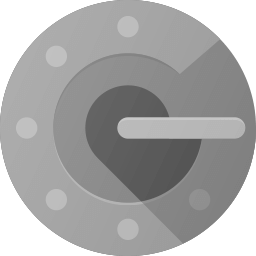 icone google authenticator sur fond gris